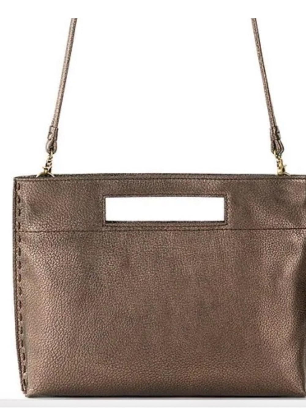 ❌NOT FOR SALE❌The Sak Linden Metallic Leather Crossbody Bag Clutch EUC $149